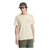Quiksilver BLISS POINT Bej Bisiklet Yaka Normal Baskılı Erkek T-Shirt