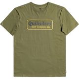 Quiksilver Border To Border Erkek Yeşil Tişört - XS - Haki