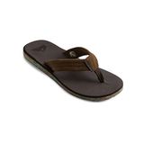 Quiksilver Carver Suede Recycled erkek sandaleti, Kahverengi 2, 41 EU
