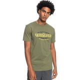 Quiksilver Check On It Erkek Yeşil Tişört - Haki