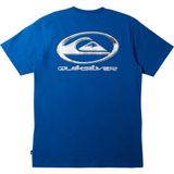 Quiksilver Chrome Logo Stn Erkek Mavi Tişört - 2XL