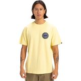 Quiksilver Circle Back Erkek Tişört - Sarı - XS
