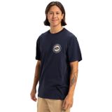 Quiksilver Circle Back SS erkek tişörtü, Koyu lacivert., M