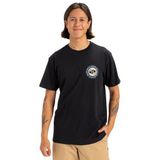 Quiksilver Circle Back SS erkek tişörtü, Siyah, M