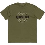 Quiksilver Circle Up Yeşil Erkek T-shirt