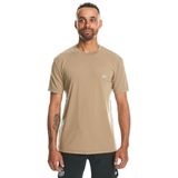 Quiksilver Coastal Run Erkek Kısa Kollu T-Shirt Koyu Bej L