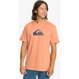 Quiksilver Comp Logo Erkek Kırmızı Tişört - Kiremit
