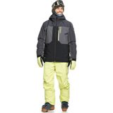Quiksilver Dawson Erkek Siyah Snowboard Ceketi - 2XL