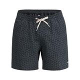 Quiksilver Deniz Şortu Stretch Printed Volley 16", L, EQYJV04217, Anthracite, Erkek