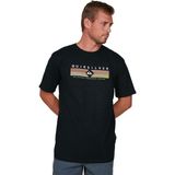 Quiksilver Distantfortune Erkek T-Shirt - Siyah - XS