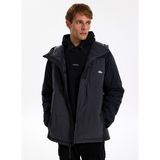 Quiksilver EQYJK04092NOMAD JACKET Gri Erkek Regular Fit Spor Mont