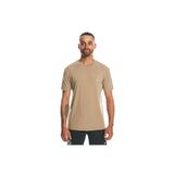 Quiksilver EQYKT04311-34054 Coastal Run Ss Erkek Kahverengi Günlük Stil T-Shirt