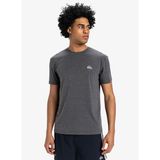 Quiksilver EQYKT04372 COASTAL RUN SS Antrasit Bisiklet Yaka Düz Erkek T-Shirt