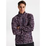 Quiksilver EQYPF03071-NO DESTINATION FZ Mor Dik Yaka Erkek Polar Sweatshırt