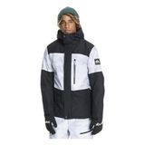 Quiksilver EQYTJ03339 Mission Printed Block Jk Erkek Snowboard Mont