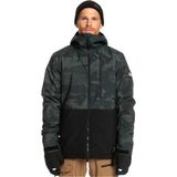 Quiksilver EQYTJ03403-KVJ3 Mission Printed Block Siyah Erkek Snowboard Kayak Montu