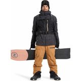 Quiksilver EQYTJ03514-SYCAE Prınted Jk Normal Desenli Erkek Kayak Montu - Siyah