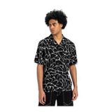 Quiksilver Eqywt04626 Mercury Chrome Ss Gömlek Siyah-Beyaz Erkek Gömlek