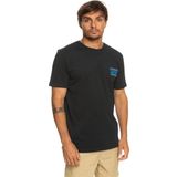 Quiksilver EQYZT07224 Warped Frames Siyah Erkek T-shirt