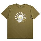 Quiksilver EQYZT07278-GPH0 Qsrockinskull M Erkek Çok Renkli Günlük Stil T-Shirt