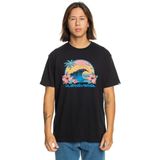 Quiksilver EQYZT07676-10010 Riding Today Ss Siyah Erkek T-shirt