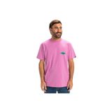 Quiksilver EQYZT08046-PMP0 Ev Beach Blast Pembe Günlük Stil Erkek T-shirt
