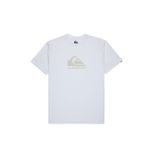 Quiksilver EQYZT08072-908 Ev Comp Logo Beyaz Günlük Stil Erkek T-shirt