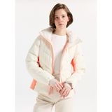 Quiksilver ERJTJ03525-SNOWDRIFT JK Beyaz Desenli Kadın Waterproof Kayak Montu