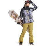 Quiksilver ERJTJ03528-ROXY JETTY BLOCK JK Çok Renkli Desenli Kadın Waterproof Kayak Montu