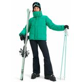 Quiksilver ERJTJ03545-SNOW WINTER REBEL JK Yeşil Kadın Waterproof Kayak Montu