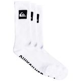 Quiksilver Erkek 3 Crew Pack (Wbb0) çorap, beyaz, tek beden, Beyaz, Tek Beden
