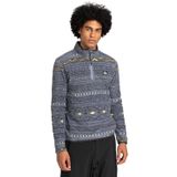 Quiksilver Erkek Aker Hz polar sweatshirt, Tribal Heritage çakmak taşı, S