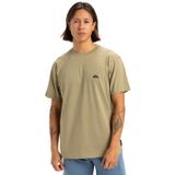 Quiksilver Erkek Basic SS Tee Young Men T-Shirt (1'li paket), Aloe, XXL