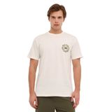 Quiksilver Erkek Beyaz Kısa Kollu Tişört 2XL Beden EVO ROADS END SS Modeli