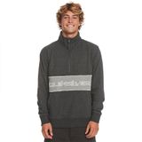 Quiksilver Erkek Bold Omni Qz kapüşonlu sweatshirt, Siyah/Erika, L