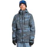Quiksilver Erkek Ceketi, Mountain Spray Flint Stone, M