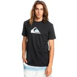 Quiksilver Erkek Comp Logo T-shirt,Schwarz,M