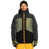 Quiksilver Erkek EQYTJ03389 Dawson Jk True Black Kışlık Mont, Siyah, S