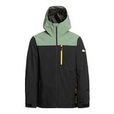 Quiksilver Erkek EQYTJ03430 Morton Jk Laurel Wreath Kışlık Mont, Yeşil, S