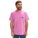 Quiksilver Erkek Ev Beach Blast SS Tişört (1'li Paket), mor, XS