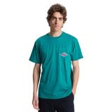 Quiksilver Erkek Ev Beach Blast SS Tişört, Cam Yeşili, XS