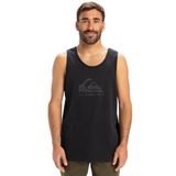 Quiksilver Erkek Ev Comp Logo Tank Tişört, Siyah, XXL