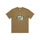 Quiksilver Erkek Ev Three Seas SS Tişört, Aloe, S