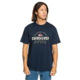 Quiksilver Erkek Floating Around SS gömlek, Mavi, XXL