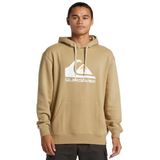 Quiksilver Erkek kapüşonlu kazak, büyük logolu kazak, Fitilli kumaş., S