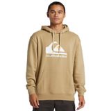 Quiksilver Erkek kapüşonlu kazak, büyük logolu kazak, Fitilli kumaş., XXL