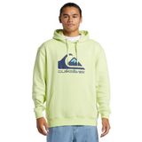 Quiksilver Erkek kapüşonlu kazak, büyük logolu kazak, Gölge Limonu, L