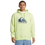 Quiksilver Erkek kapüşonlu kazak, büyük logolu kazak, Gölge Limonu, XXL