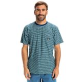 Quiksilver Erkek Kentin Ss Pocket Sweatshirt (1'li Paket), Estatebluekentinstripes, S