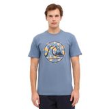 Quiksilver Erkek Lacivert Kısa Kollu Tişört S Beden EVO BUBBLE WRAPPED SS Modeli